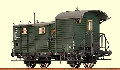 Freight Train Baggage car<br /><a href='images/pictures/Brawa/48353.jpg' target='_blank'>Full size image</a>